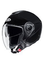 Open face helmet HJC i40 Solid black
