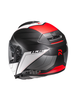 Flip Up helmet  HJC RPHA 90 S Cadan grey-red