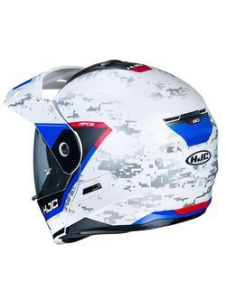 Flip up helmet HJC C80 Bult white-red-blue
