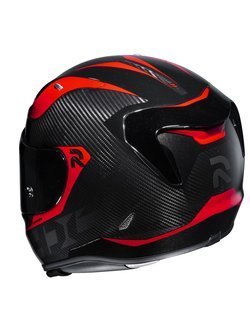 Full face helmet HJC RPHA 11 Carbon Bleer black-red