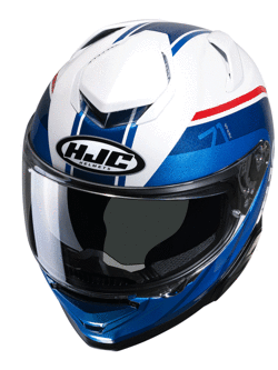 Full face helmet HJC RPHA 71 Mapos white-blue