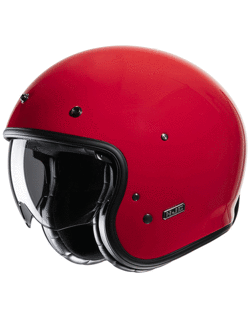 Open face helmet HJC V31 deep red