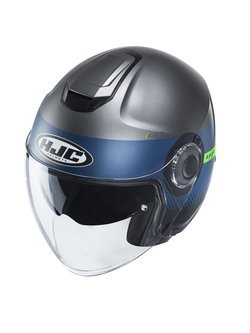 Open face helmet HJC i40 Unova black-blue