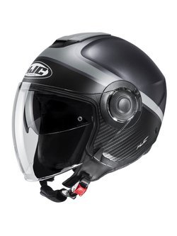 Open face helmet HJC i40 Wirox black-silver