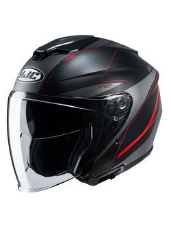Open face helmet HJC i30 Slight black-red
